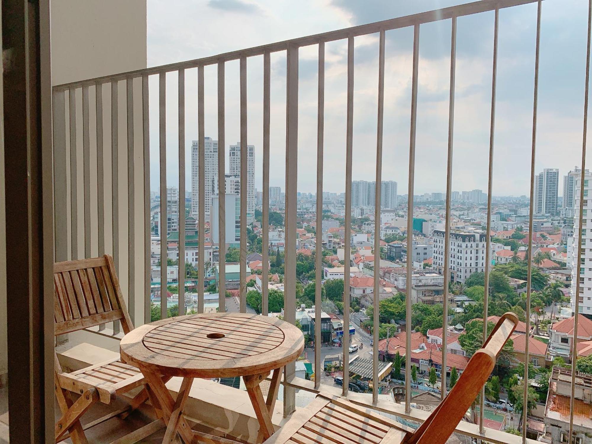Masteri Thao Dien Comfy Apartment #Nice Balcony #Opening View โฮจิมินห์ซิตี้ ภายนอก รูปภาพ