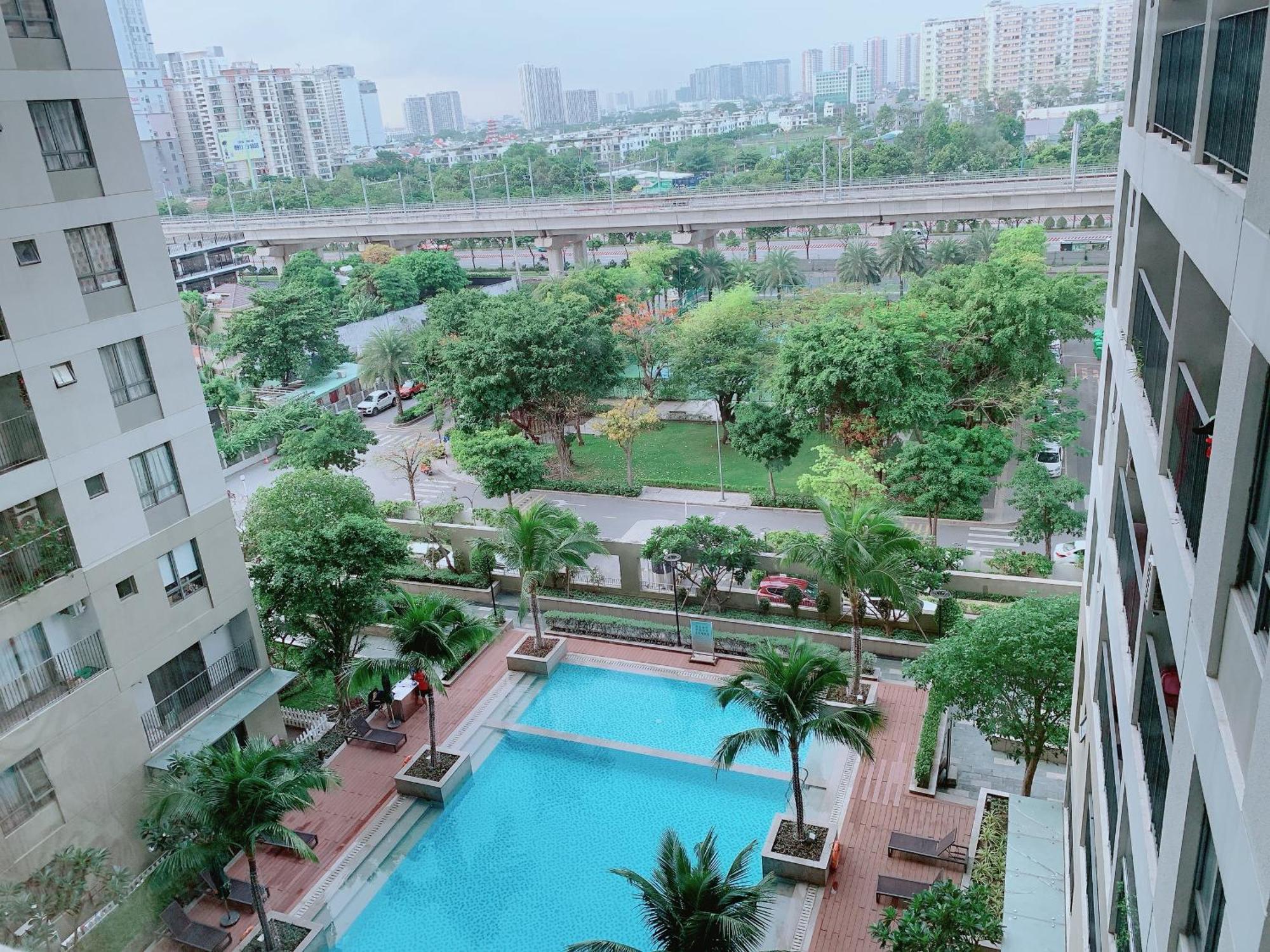Masteri Thao Dien Comfy Apartment #Nice Balcony #Opening View โฮจิมินห์ซิตี้ ภายนอก รูปภาพ