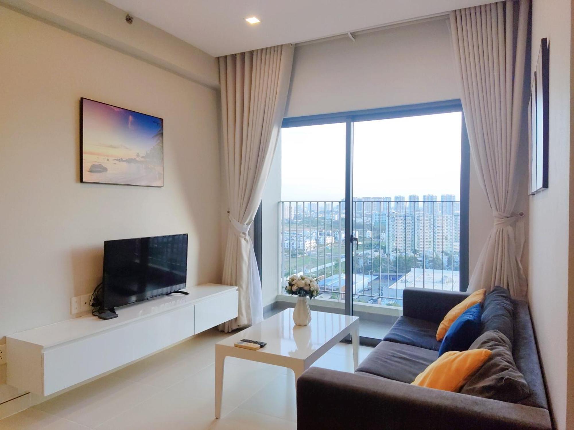 Masteri Thao Dien Comfy Apartment #Nice Balcony #Opening View โฮจิมินห์ซิตี้ ภายนอก รูปภาพ